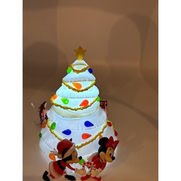 Disney Parks White Christmas Tree Light-UP Popcorn Bucket Mickey 2020 - Picture 8 of 9